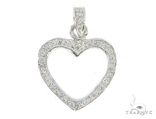 14K  Gold Heart Pendant 65449 - Image 1