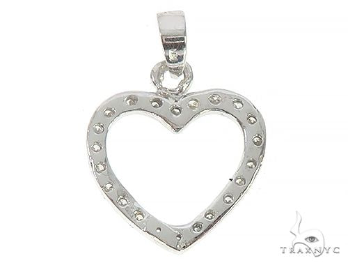 14K  Gold Heart Pendant 65449 - Image 3