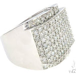 14K White Gold Hip Hop Premiere Ring 65186 - Image 3