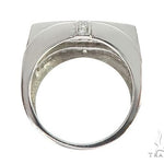 14K White Gold Hip Hop Premiere Ring 65186 - Image 6