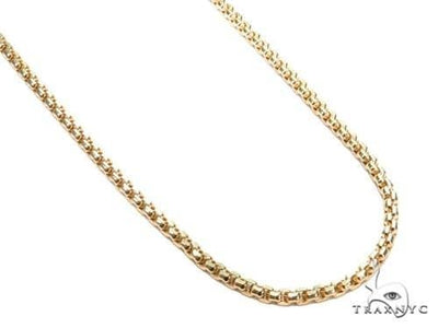 14K White Gold Hollow Round Box Link Chain 16 Inches 2.5mm   68110 - Image 1