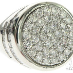 14K White Gold Prong Channel Diamond Ring 63581 - Image 1
