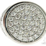 14K White Gold Prong Channel Diamond Ring 63581 - Image 2