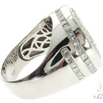 14K White Gold Prong Channel Diamond Ring 63581 - Image 4