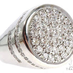14K White Gold Prong Diamond Traxnyc Ring 64740 - Image 1