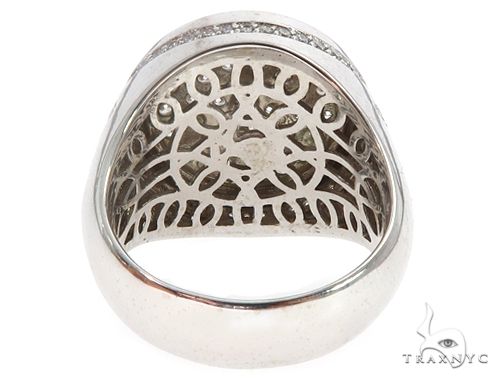 14K White Gold Prong Diamond Traxnyc Ring 64740 - Image 5