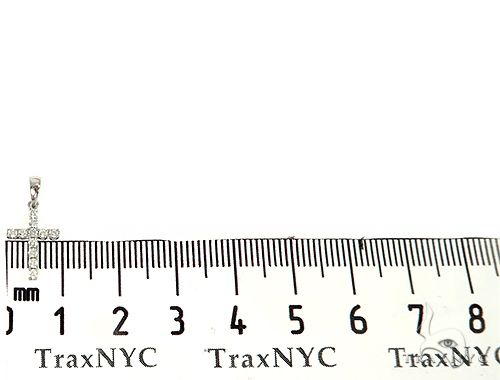 14K Gold Small Diamond Cross 65967 - Image 6