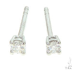14K Gold Solitaire Earrings 65873 - Image 1