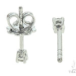 14K Gold Solitaire Earrings 65873 - Image 4