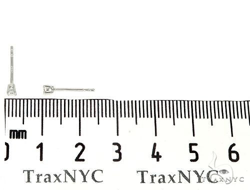 14K Gold Solitaire Earrings 65873 - Image 5