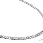 14K White Gold Solid Miami Cuban Link Chain 26 Inches 5mm 65586 - Image 1