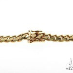 14K Yellow Gold Solid Miami Cuban Link Chain 64557 - Image 5