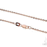 14K Rose Gold Mirror Rolo Chain 22 Inches 1mm   65593 - Image 2