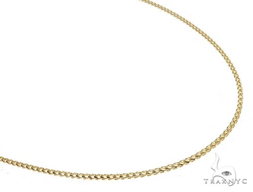 14k Yellow Gold Solid Franco 20 Inches 1.3mm 65605 - Image 1