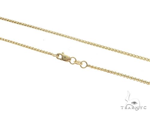 14k Yellow Gold Solid Franco 20 Inches 1.3mm 65605 - Image 2