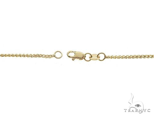 14k Yellow Gold Solid Franco Chain 24 Inches 1.3mm 65606 - Image 5