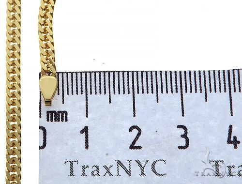 14K Yellow Gold Double Curb Link Bracelet 8 inches 3.8mm 7.69 gm 65195