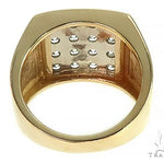 14K Yellow Gold 16 Stones Diamond Ring 66177 - Image 5