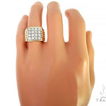 14K Yellow Gold 16 Stones Diamond Ring 66177 - Image 7