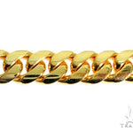 14K Yellow Gold 26 Inches Diamond Chain with Custom Diamond Lock 63947 - Image 4