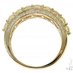 14K Gold 3 Row Diamond Ring 66174 - Image 5