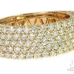14K Gold 5 Row Diamond Ring 66173 - Image 1