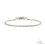 14K Yellow Gold Adjustable Diamond Bolo Bracelet 67176 - Image 1