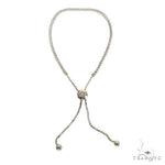 14K Yellow Gold Adjustable Diamond Bolo Bracelet 67176 - Image 3