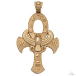 14K Yellow Gold Ankh Pendant 69752 - Image 1