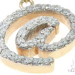 14K Yellow Gold At Sign Diamond Necklaces 65478 - Image 4