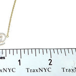 14K Yellow Gold At Sign Diamond Necklaces 65478 - Image 6