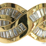 14K Yellow Gold Baguette Cut Channel Diamond Ring 63185 - Image 2