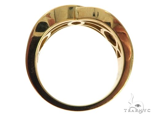 14K Yellow Gold Baguette Cut Channel Diamond Ring 63185 - Image 6