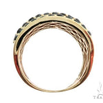 14K Yellow Gold Black Diamond Band 61502 - Image 6
