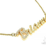14K Yellow Gold Brianna Dimond Name Pendant 65822 - Image 2