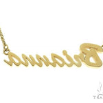 14K Yellow Gold Brianna Dimond Name Pendant 65822 - Image 3