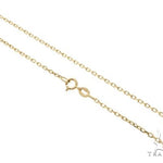 14K Yellow Gold Solid Cable Link Chain 20 Inches 1.4mm   64396 - Image 1