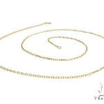 14K Yellow Gold Solid Cable Link Chain 20 Inches 1.4mm   64396 - Image 4