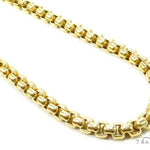 14K Yellow Gold Hollow Round Box Link Chain 20 Inches 3.5mm   36998 - Image 1