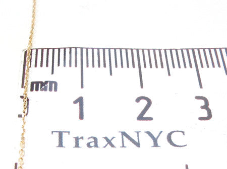 14K Yellow Gold Cross Crucifix Necklace 33977 - Image 7