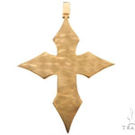 14K Yellow Gold Cross Pendant 64579 - Image 3