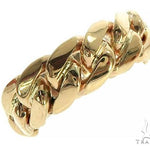 14K Yellow Gold Cuban Link Ring 66162 - Image 1