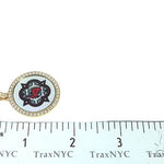 14K Yellow Gold Custom Diamond Holographic Prism Photo Pendant 65758 - Image 6