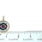 14K Yellow Gold Custom Diamond Holographic Prism Photo Pendant 65758 - Image 7