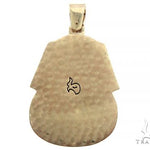 14K Yellow Gold Custom Pharaoh King Tut Pendant 65458 - Image 3