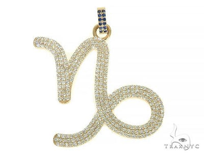 14K Yellow Gold Custom Symbol Pendant 66011 - Image 1