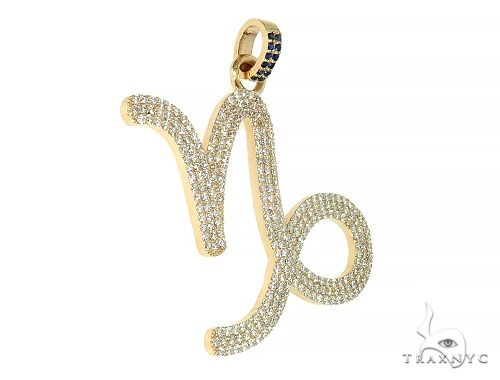 14K Yellow Gold Custom Symbol Pendant 66011 - Image 2