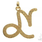 14K Yellow Gold Custom Symbol Pendant 66011 - Image 3