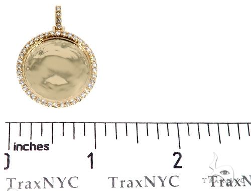 14K Gold Customizable Photo Pendant 1 inch  64624 - Image 6