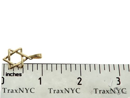 14K Gold David Star Pendant 65940 - Image 6